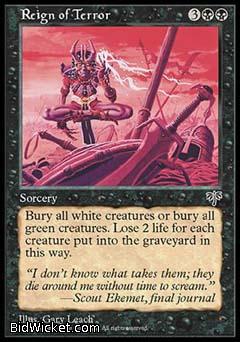 Reign of Terror,Mirage, Magic the Gathering