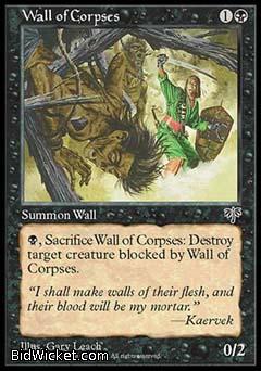 Wall of Corpses,Mirage, Magic the Gathering