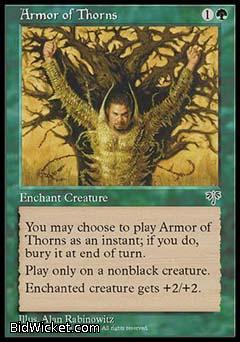 Armor of Thorns,Mirage, Magic the Gathering