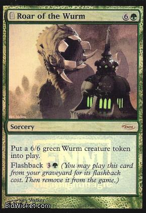 Roar of the Wurm (FNM), Promotional Cards, Magic the Gathering