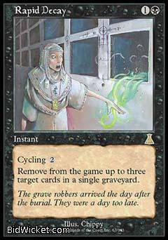 Rapid Decay, Urza's Destiny, Magic the Gathering