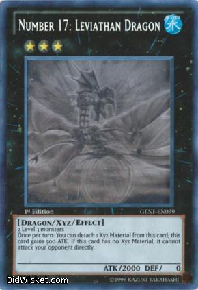 Number 17 Leviathan Dragon Ghost Rare