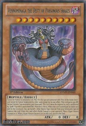 Vennominaga the Deity of Poisonous Snakes, Ra Yellow Mega Pack, Yu-Gi