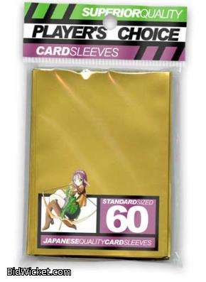 Player's Choice Standard Sleeves Pack of 60 in Gold
